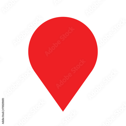 map pin vector logo template, locator icon