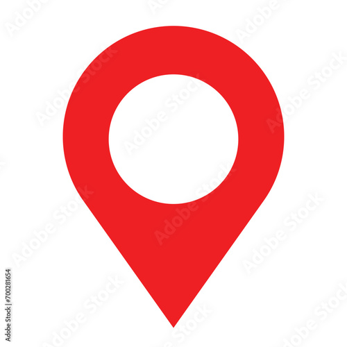 map pin vector logo template, locator icon