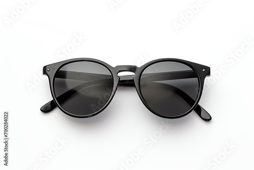 a pair of sunglasses on a white background