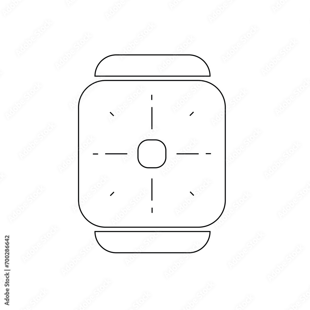 Box Outline And Vector 