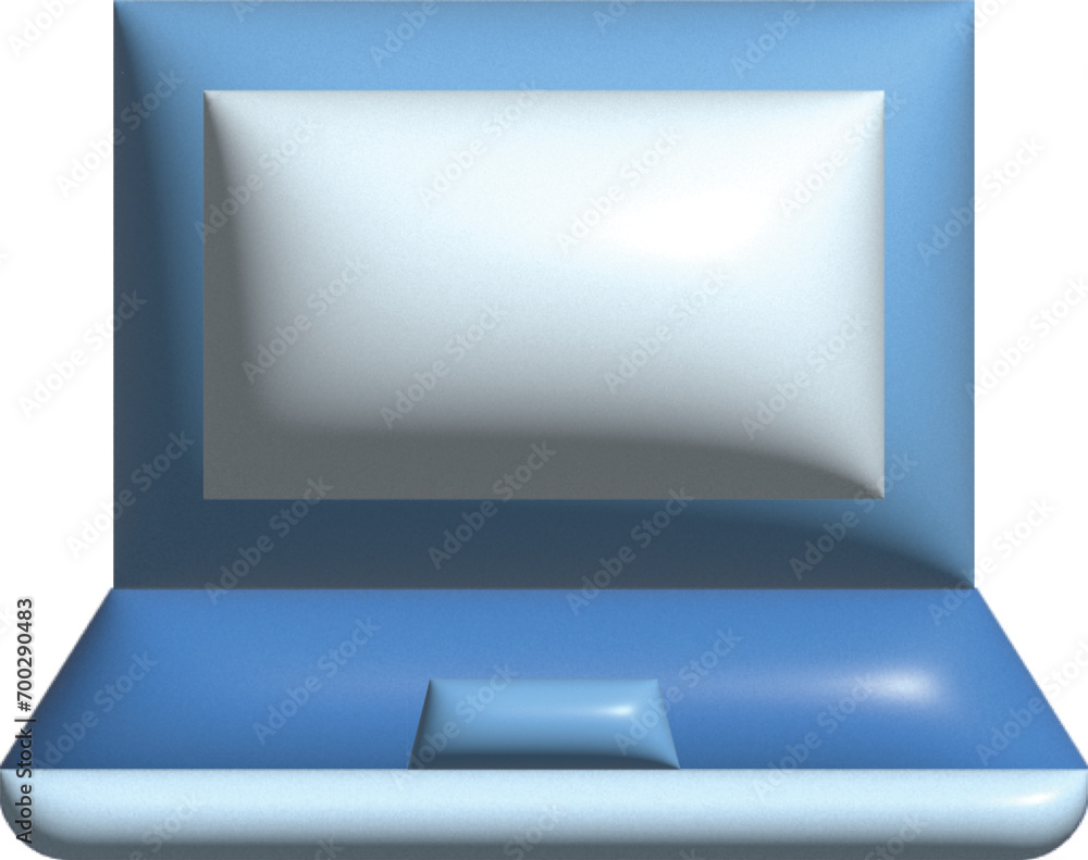 Laptop 3d icon Laptop 3d icon