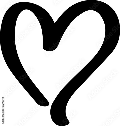 Heart Icon, Hand Drawn Heart, Valentine Days, Cupid, Heart Clipart, Open heart