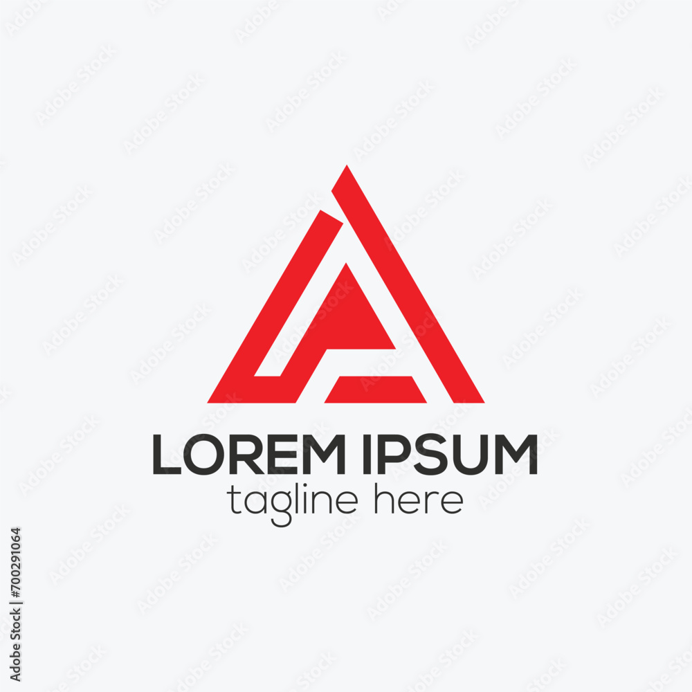 Letter a logo design concept isolated vector template illustration Letter a logo design concept isolated vector template illustration