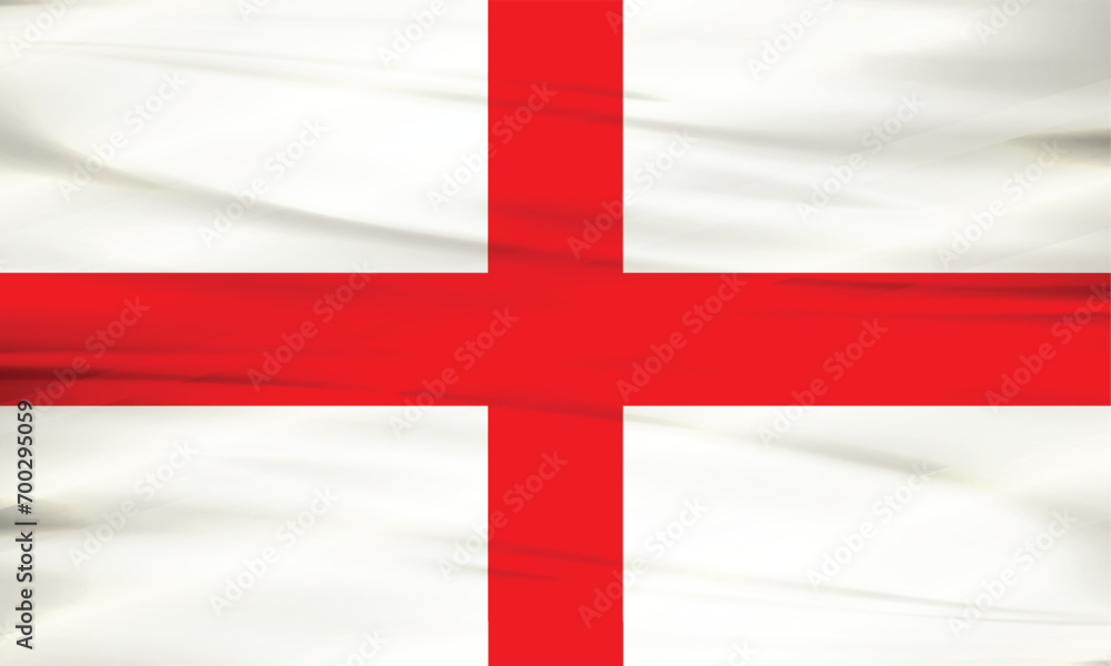 Obraz premium Illustration of England Flag and Editable Vector of England Country Flag