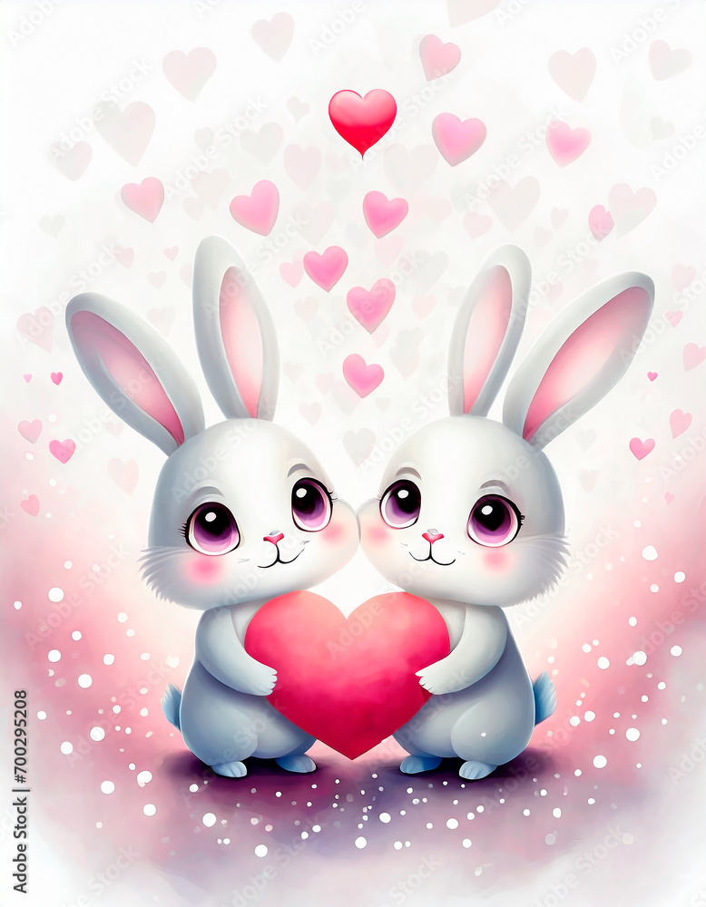 Loving Focus of the Bunnies