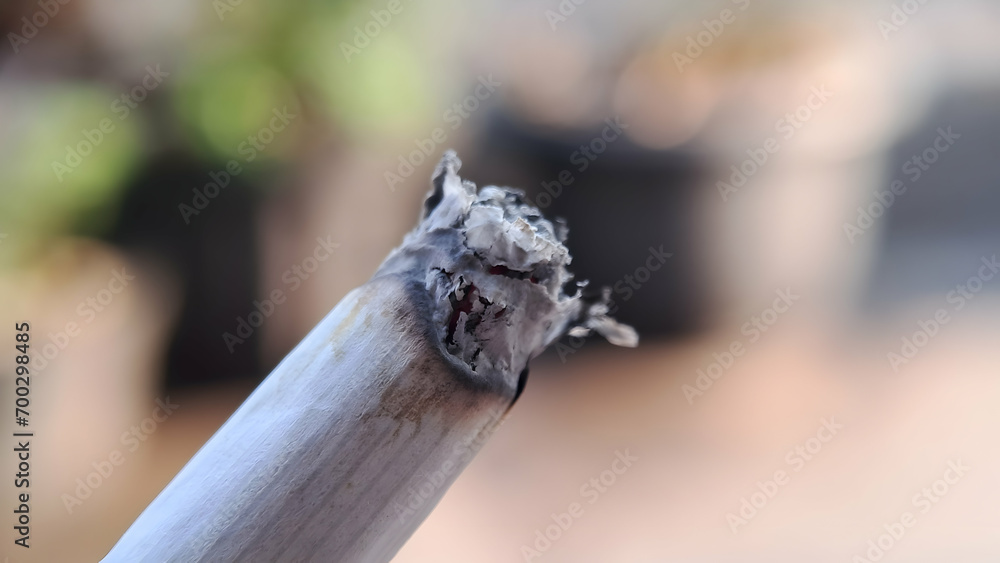 close up of a cigarette