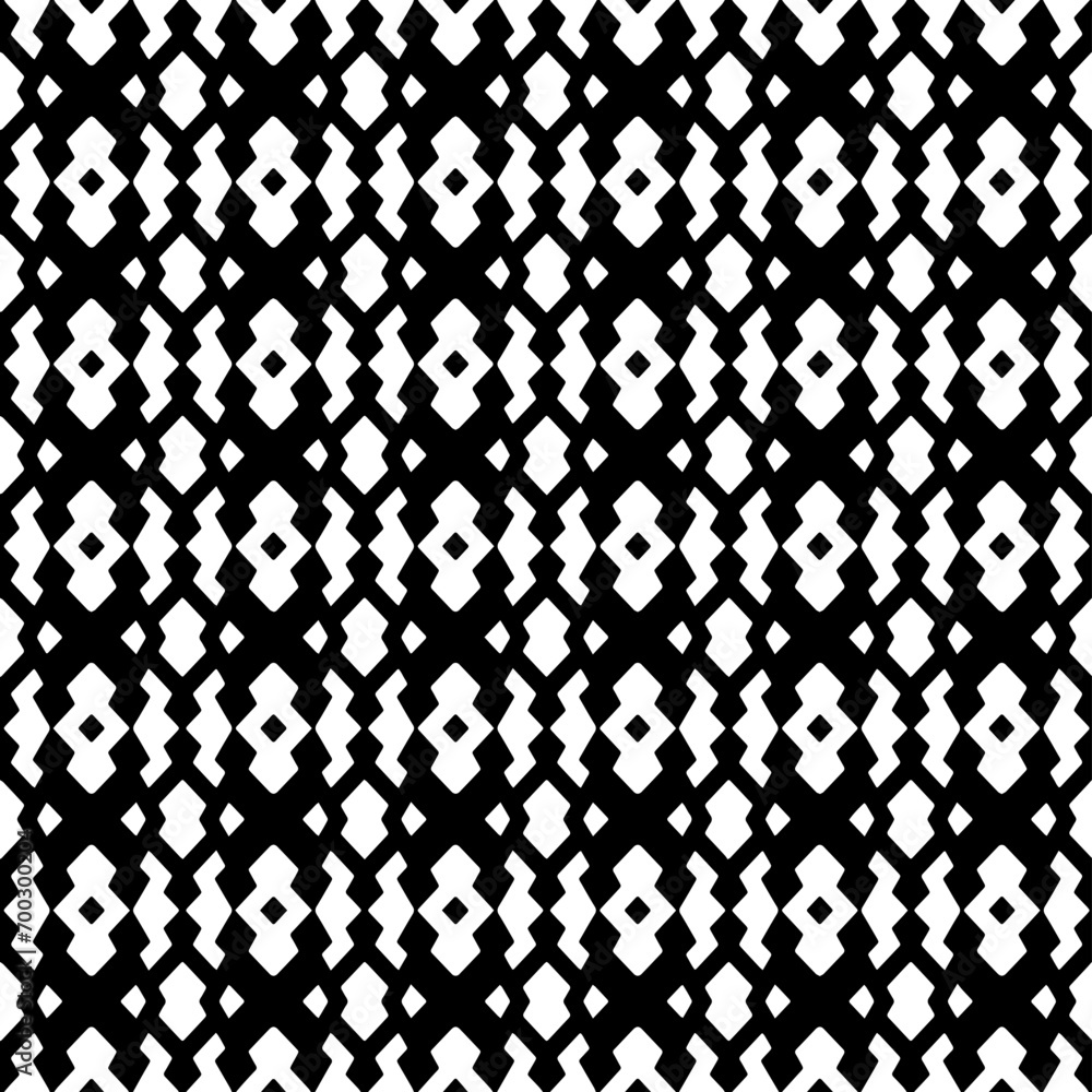 Abstract Shapes.Vector Seamless Black and White Pattern.Design element for prints, decoration, cover, textile, digital wallpaper, web background, wrapping paper, clothing, fabric, packaging, cards.