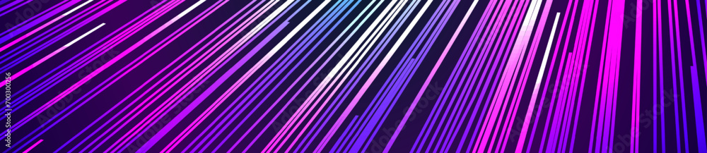 Obraz premium Neon speed line background stripe effect for manga speed frame, superhero action, explosion background. Motion line effect, pop art. Vector 10 eps
