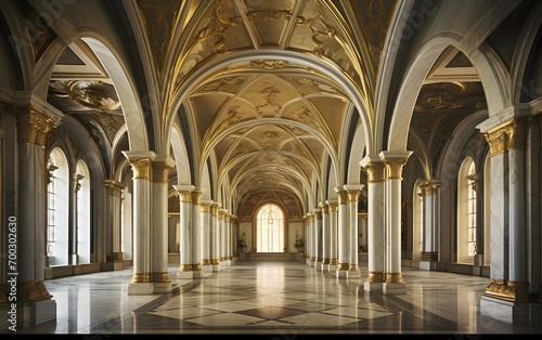 Interior of the Royal Palace of Aranjuez, Spain