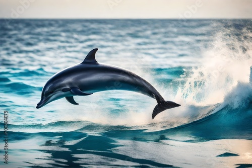 dolphin in the water © Muhammad