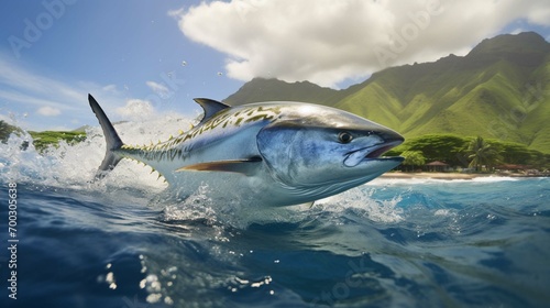 Freshly caught yellowfin tuna, popular in Hawaii for sport fishing, is loved worldwide by those visiting the island © Ahtesham