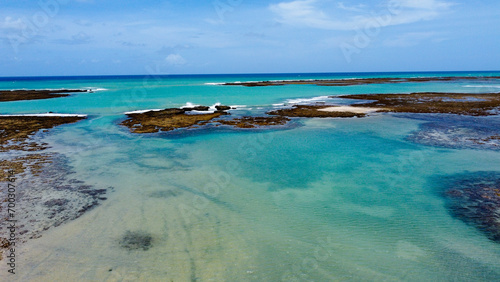 Praia de São Miguel dos Milagres - São Miguel dos Milagres/AL - Foto de drone
