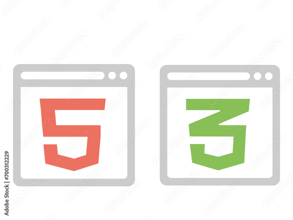 Phython and Java script icon set vector illustration. Phython and Java script icon set vector illustration.