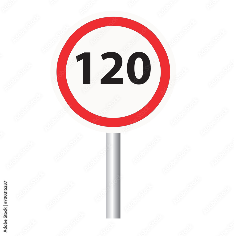 Speed Limit and Radar Warning Traffic Signs Speed Limit and Radar Warning Traffic Signs