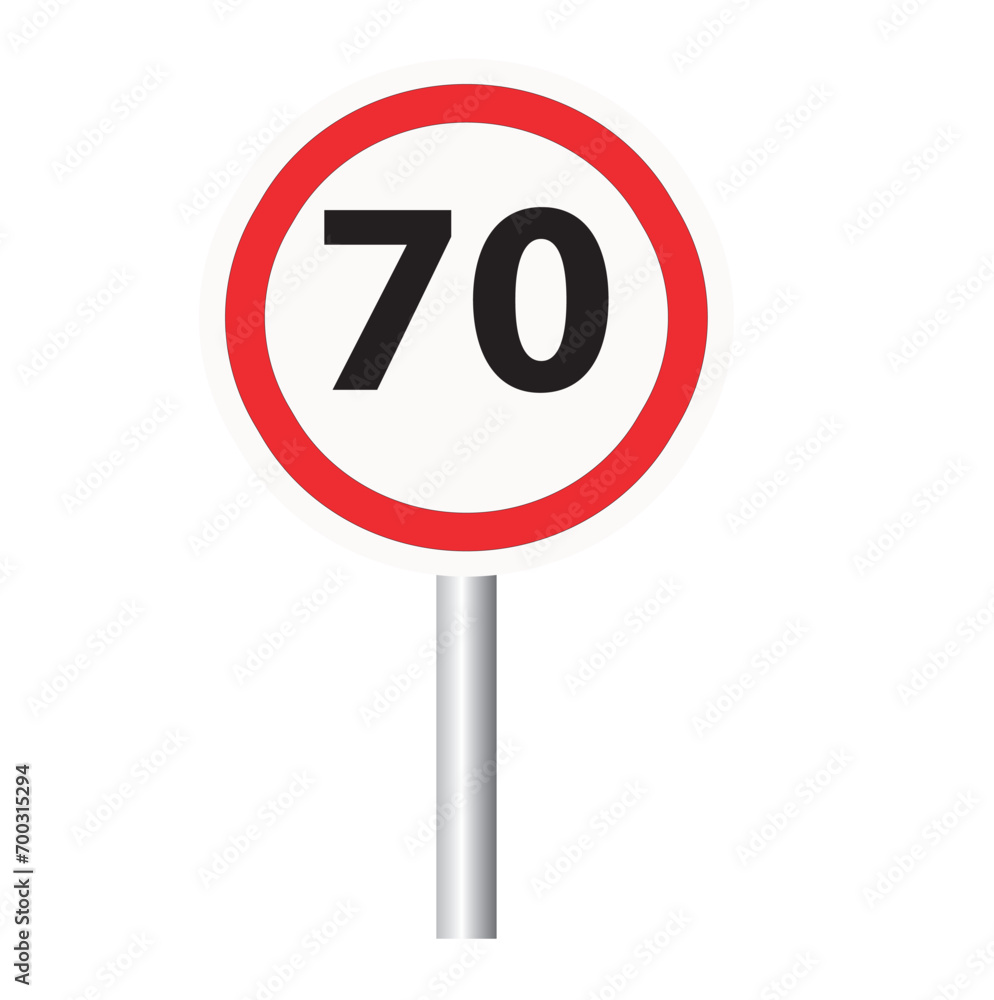 Speed Limit and Radar Warning Traffic Signs Speed Limit and Radar Warning Traffic Signs