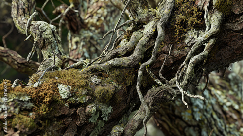 Nature's Disguise: Mossy Oak Camouflage Elegance. Generative AI