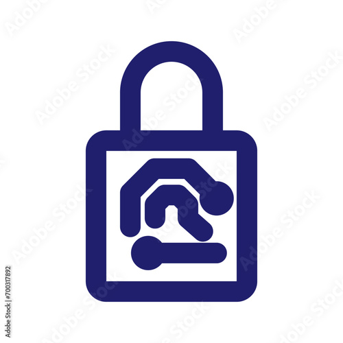 Cryptocurrency Icon, Monoline concept. Vector.