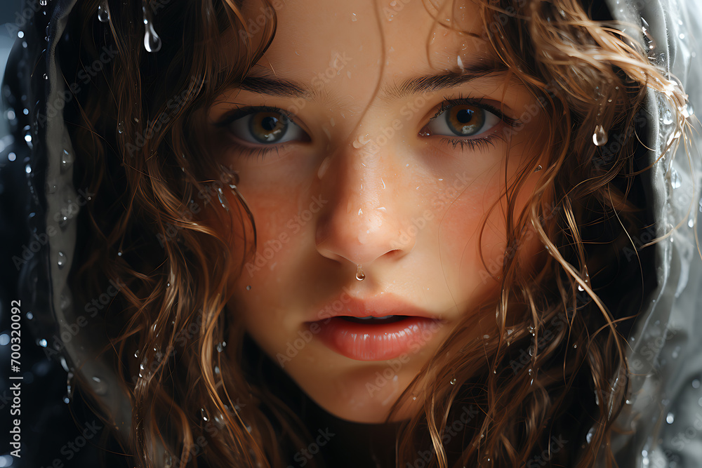 yper-realistic The face of this charming girl impresses with its striking attractiveness, and her delicate features harmoniously blend, creating a unique image of aesthetic beauty,HD, macro photograph yper-realistic The face of this charming girl impresses with its striking attractiveness, and her delicate features harmoniously blend, creating a unique image of aesthetic beauty,HD, macro photograph