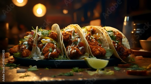 Tacos al Pastor Generative AI - 8K/4K Photorealistic Image
