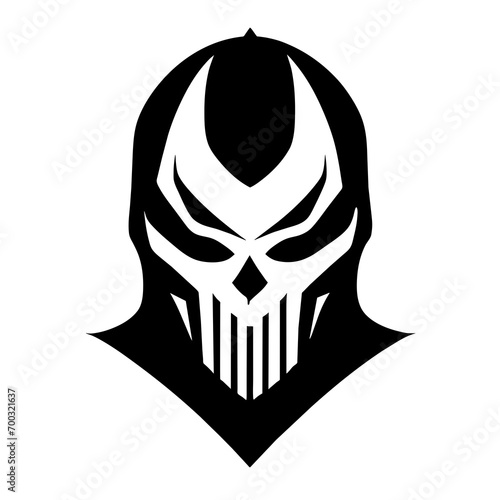 Skeletal Elegance: Modern Human Skull Logo Design