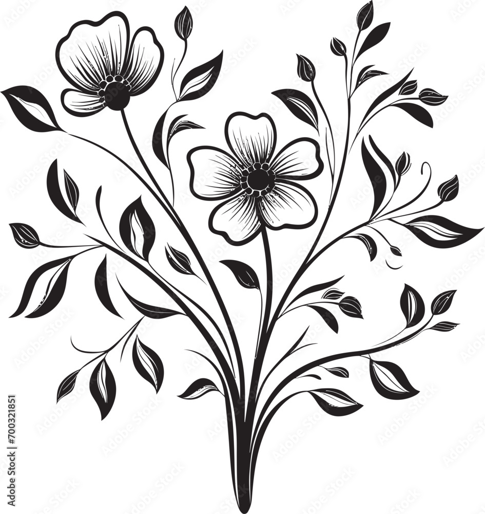 Wine and Petal Elegance Black Icon Botanical Wine Sketch Monochrome Emblem Wine and Petal Elegance Black Icon Botanical Wine Sketch Monochrome Emblem