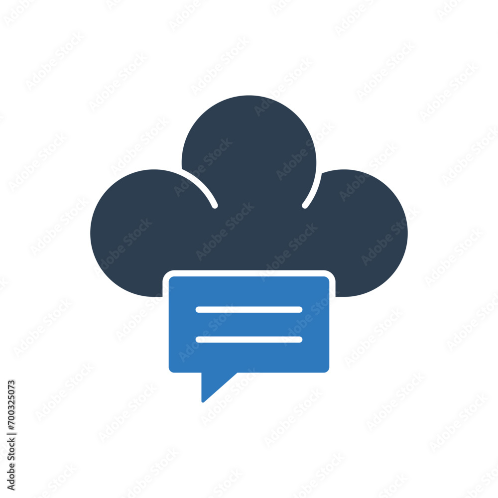 cloud Chat Icon cloud Chat Icon