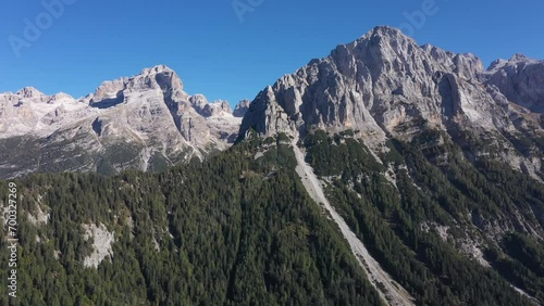 Wallpaper Mural Cima Tosa's Sunrise Elevation: 4K Drone Views of Trentino's Peaks and Panoramic Splendor! Torontodigital.ca