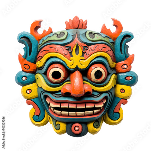 Traditional Kala Godha Festival Mask