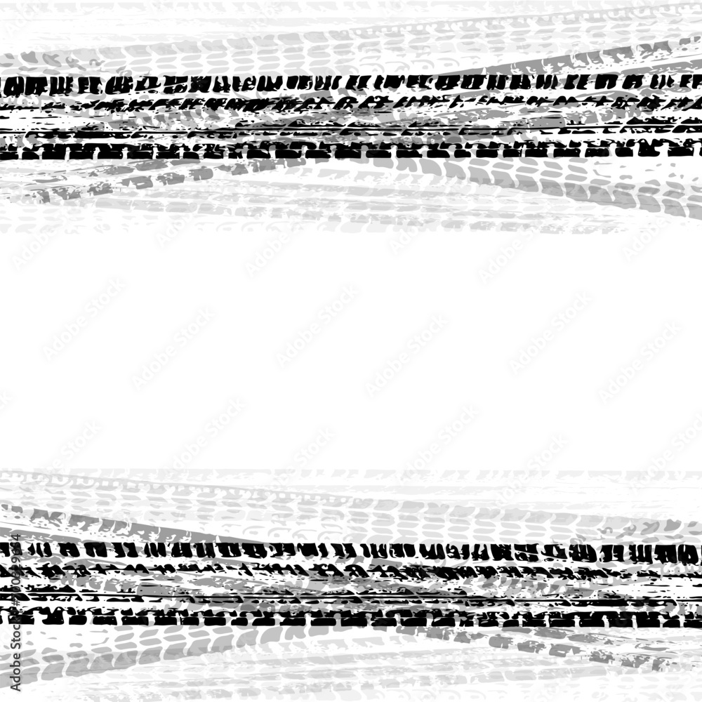 Background with tire wheel marks of cars. Vector illustration Background with tire wheel marks of cars. Vector illustration