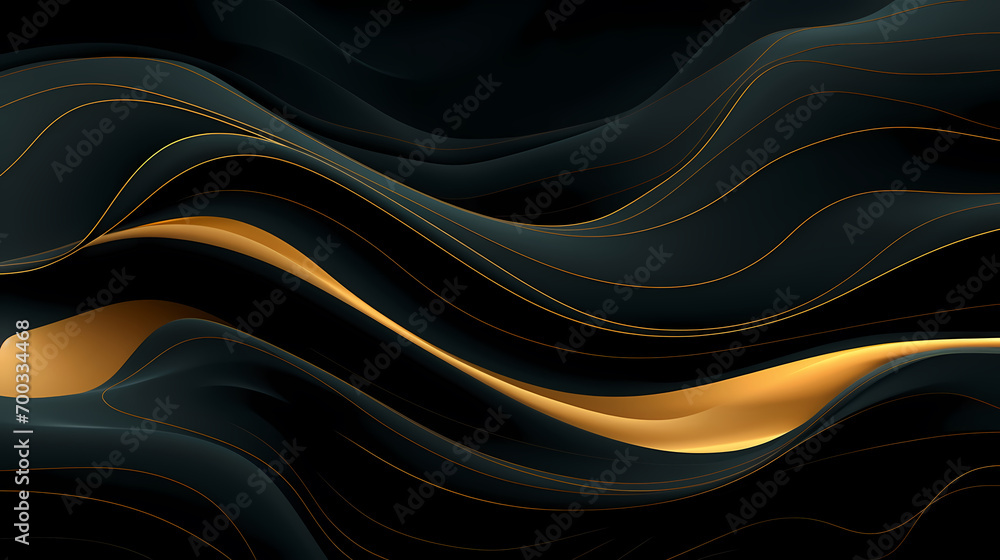Digital technology blue rhythm wavy line abstract graphic poster web page PPT background with generative Digital technology blue rhythm wavy line abstract graphic poster web page PPT background with generative