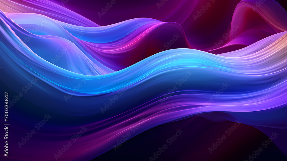 Digital technology blue rhythm wavy line abstract graphic poster web page PPT background with generative Digital technology blue rhythm wavy line abstract graphic poster web page PPT background with generative