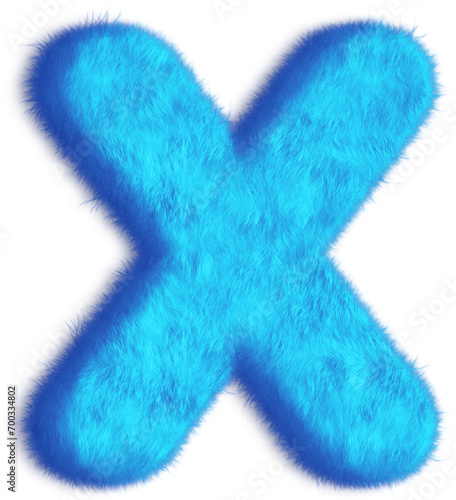 Blue Letter X