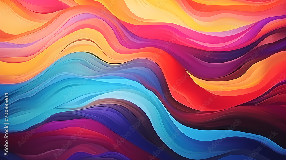 Digital technology blue rhythm wavy line abstract graphic poster web page PPT background with generative Digital technology blue rhythm wavy line abstract graphic poster web page PPT background with generative
