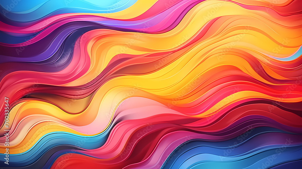 Digital technology blue rhythm wavy line abstract graphic poster web page PPT background with generative Digital technology blue rhythm wavy line abstract graphic poster web page PPT background with generative