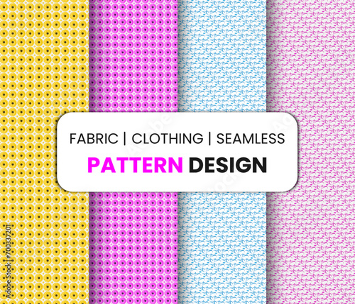 Luxury background pattern seamless vector. fabric pattern Design 
