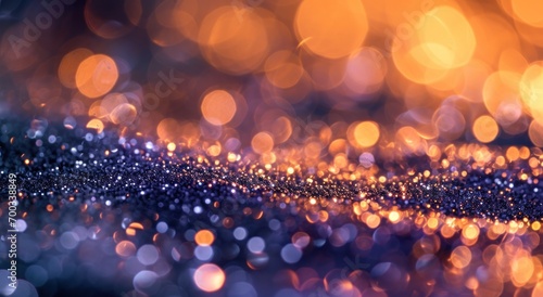 an abstract background of light bokeh and sparkles