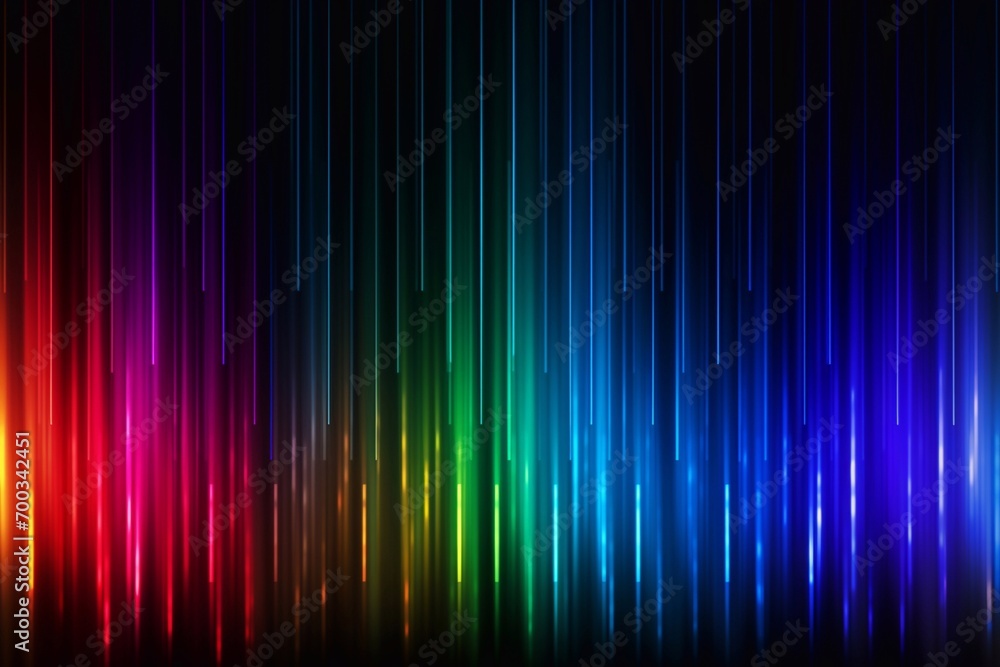 Rainbow abstract background for web design. Colorful spectrum gradient. Generative AI