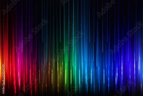 Rainbow abstract background for web design. Colorful spectrum gradient. Generative AI