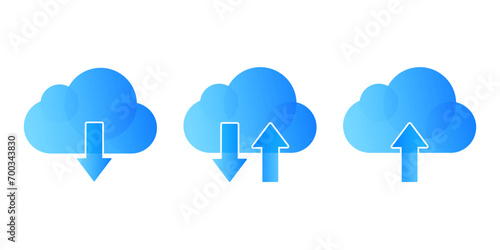 Rivne, Ukraine - November 14, 2023. iCloud subscription vector illustration