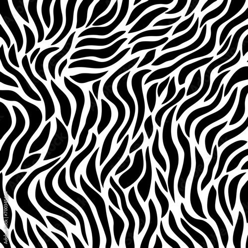 Seamless pattern featuring stripes in irregular organic forms, creating a natural and fluid design.