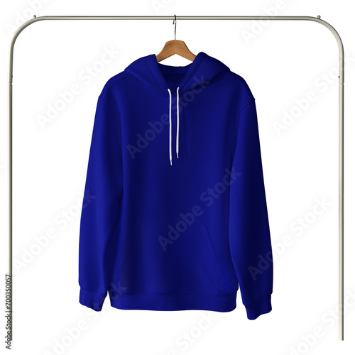 Showcase your designs by using this Brilliant Hoodie Mockup In Blue Storm Color to make your designs more beautifully..