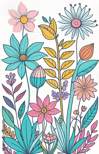  pattern with flowers