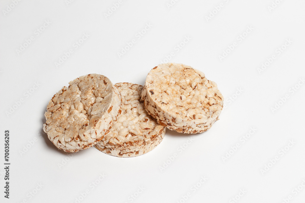 Rice cakes and biscuits for diet and healthy eating Rice cakes and biscuits for diet and healthy eating