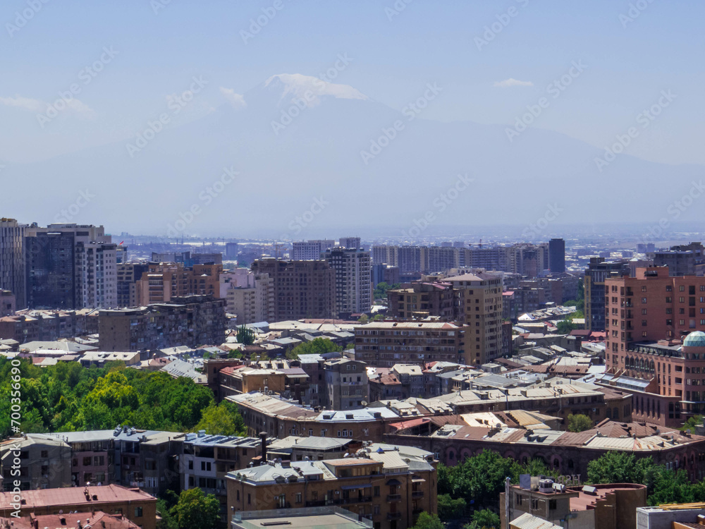 Mount Ararat as seen from Yerevan