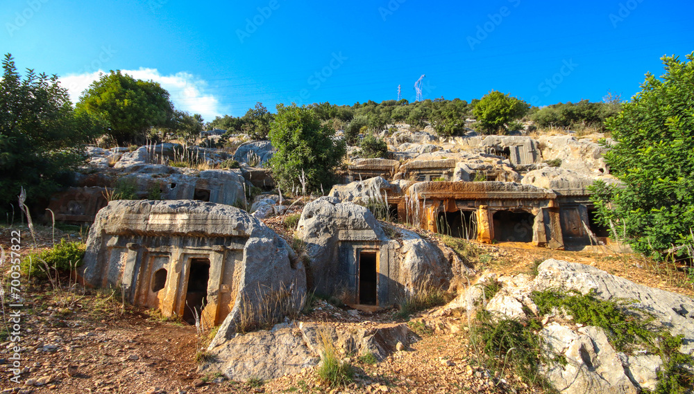 Limyra is a historical ancient city located in the Finike district of Antalya, Turkey.