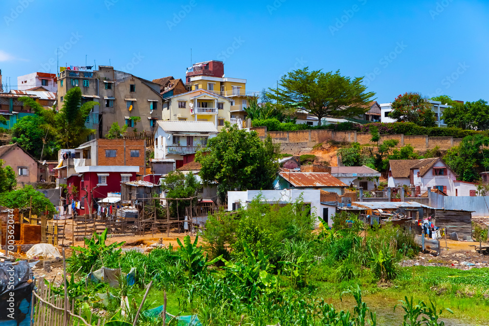 Obraz premium Antananarivo capital and largest city in Madagascar.