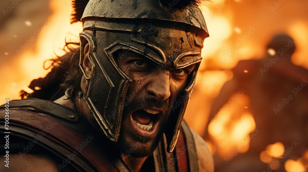 Spartan, a solitary warrior in minimalist armor, radiating discipline and strength. Embody essence of ancient Greek valor unyielding resilience. Austere training battlefield prowess, essence spirit. Spartan, a solitary warrior in minimalist armor, radiating discipline and strength. Embody essence of ancient Greek valor unyielding resilience. Austere training battlefield prowess, essence spirit.