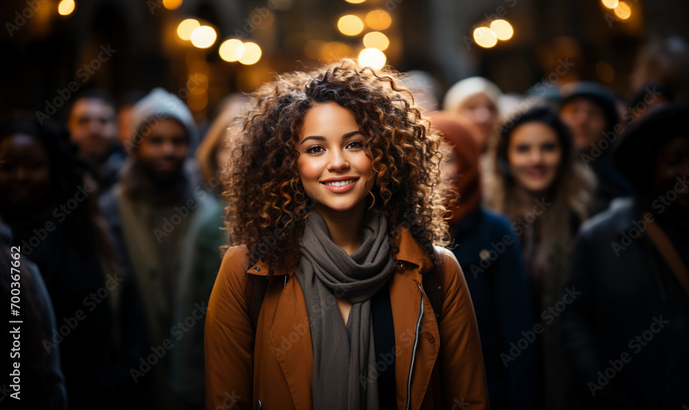 African Curly Woman