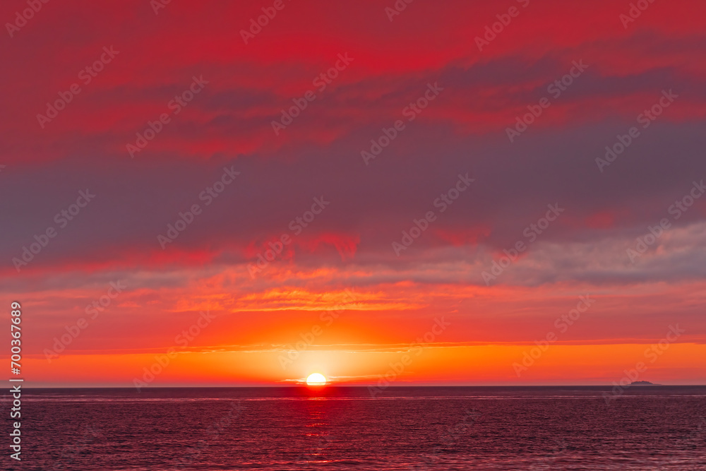 Red Skies Over Distant Waters