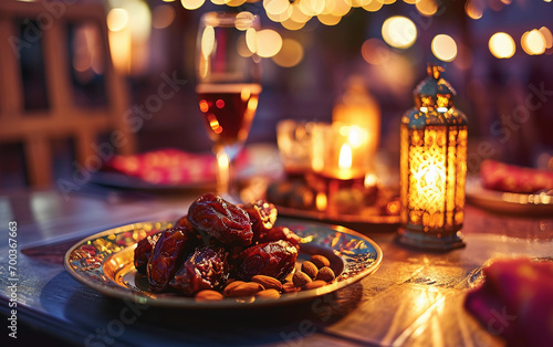 Date tray for Ramadan photo